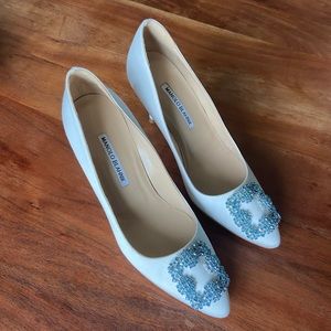 Authentic Manolo Blahnik pumps. Never worn